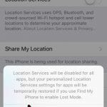 iphone se how to disable location services