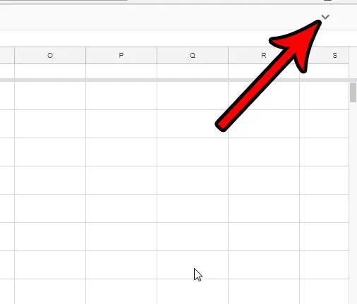 how to unhide the menu in google sheets
