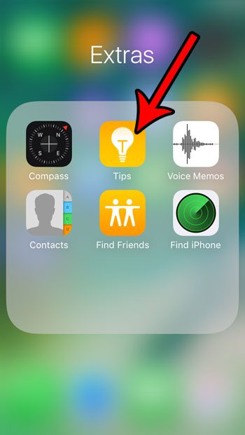 locate the iphone se tips app