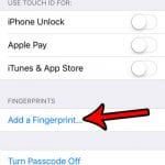 how to add a fingerprint to the iphone se