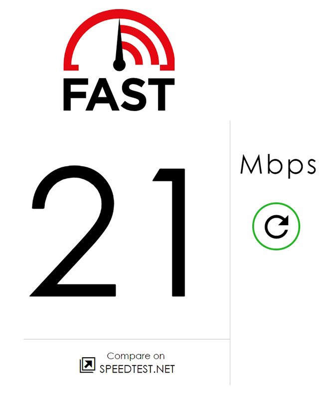 private internet access speed after signed in
