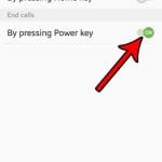 how end calls power button marshmallow