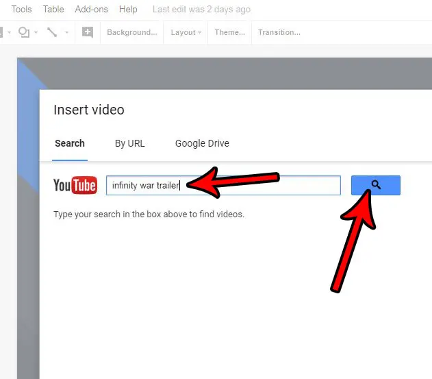 How to Insert a YouTube Video Into a Google Slides Presentation - 3