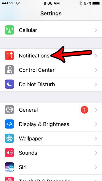 iphone se notifications