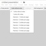 how to print multiple slides per page in google slides
