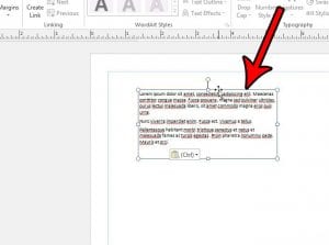how to delete a text box in publisher 2013