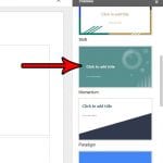 how to set a theme in google slides
