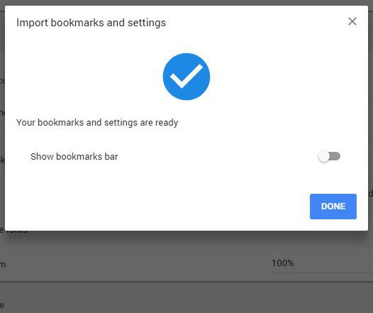 google chrome import bookmarks