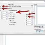 how to make a custom page size in publisher 2013