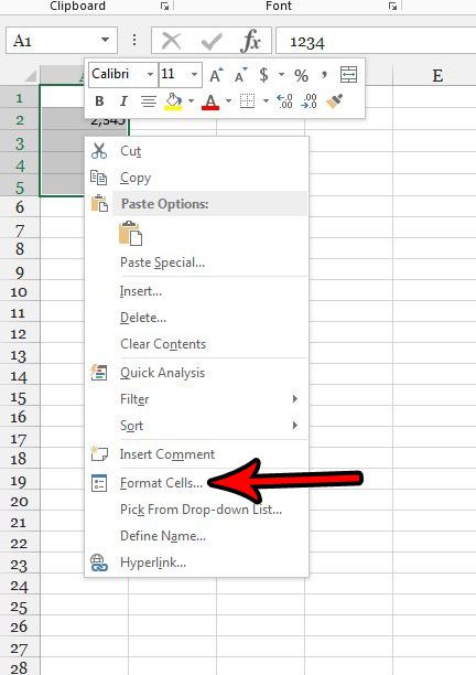 how to change number formatting for cells in excel 2013