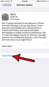 how to install ios 11 on iphone 7