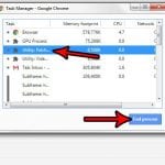 how to end a process in google chrome task manager