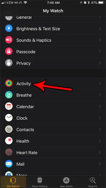 how stop receiving activity notifications from others