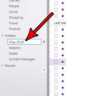 cannot create a new folder in yahoo mail