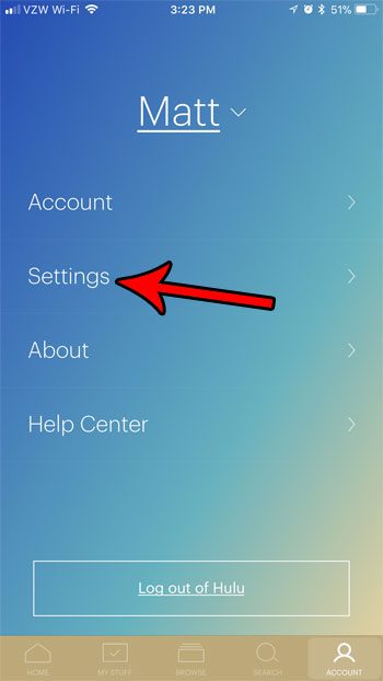 how turn on autoplay in the iphone hulu app