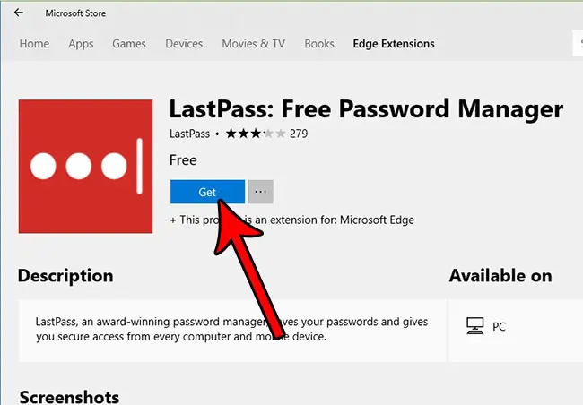 how to get microsoft edge extension