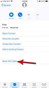 does blocking a number from calling you on iphone also block from texting