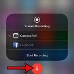how add audio screen recording iphone