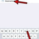 how create bookmark folder safari iphone
