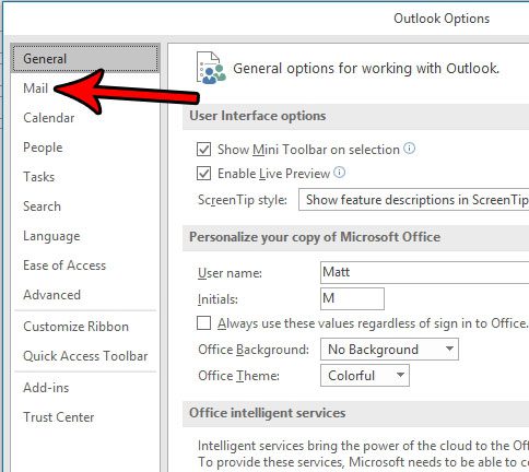 put name and phone number at end of outlook email