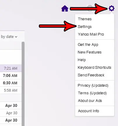 How to Enable Tabs in Yahoo Mail - 37