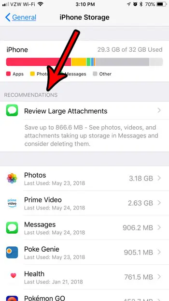 iphone storage saving recommendations