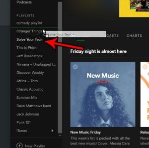 how to manually sort playlists in the spotify desktop app