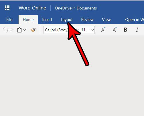 how to use different size paper in word online