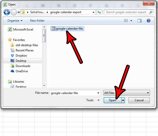 How to View a Google Calendar File in Excel Solve Your Tech