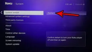 how to reboot the roku premiere plus