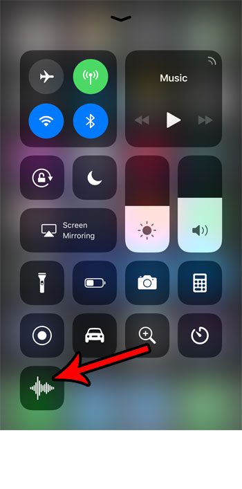 is there a quick way to record audio on iphone