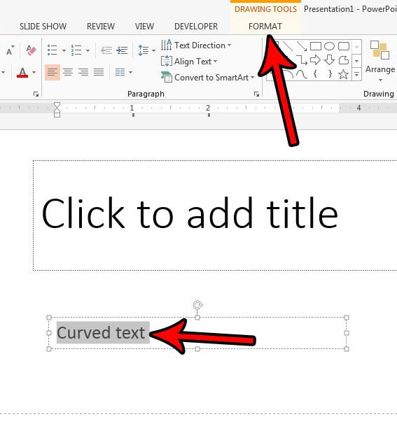 can i curve text like a circle in powerpoint
