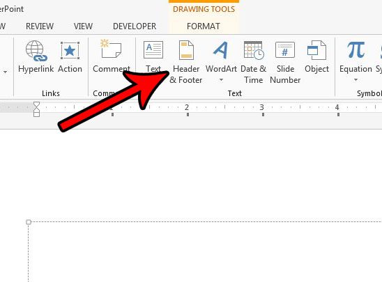 include a footer in powerpoint slides