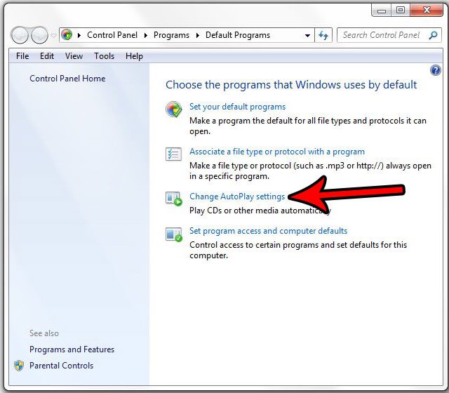 how to stop windows 7 from autoplaying discs