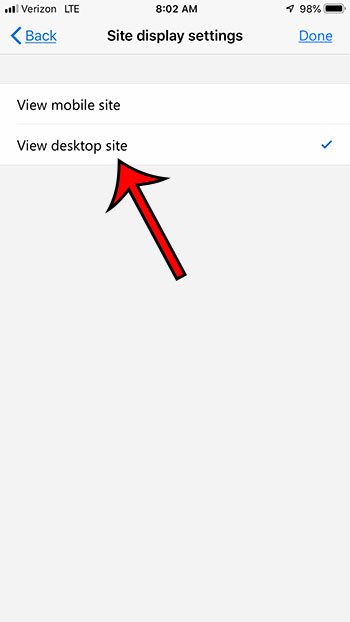 how to request desktop site by default in edge