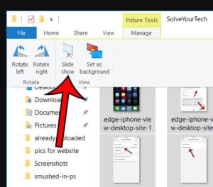 How to View Pictures as a Slideshow in Windows 10