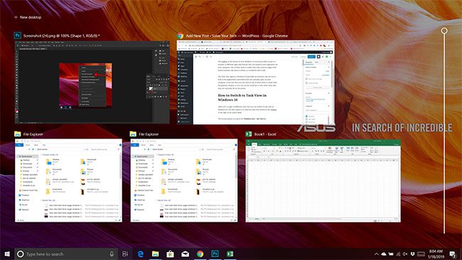 what is task view in windows 10