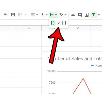 how to change text wrapping setting in google sheets