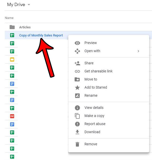 how to rename a file in google drive