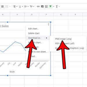 How to Download a Graph or Chart as a Picture from Google Sheets