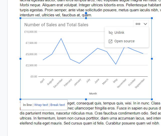 How to Insert a Google Sheets Chart Into a Google Docs Document - 97