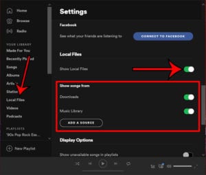 How to Show Local Files in the Spotify Desktop App