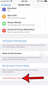 How to Turn Off Screen Time on an iPhone 7
