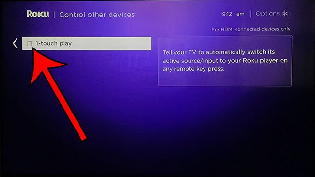 how to switch tv input to roku when you press a roku remote button