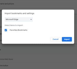 How to Import Bookmarks to Chrome from Edge