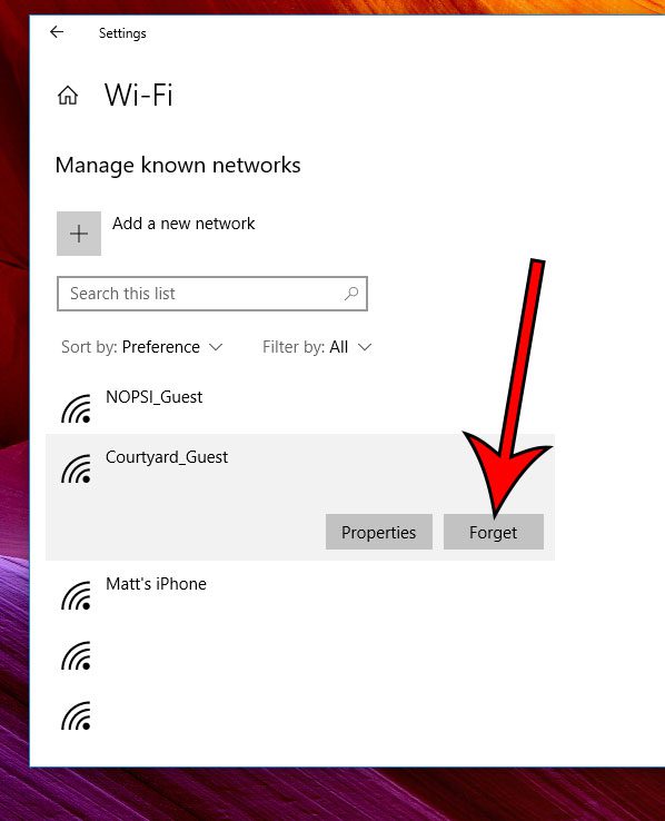 How to Forget a Network in Windows 10 - 37