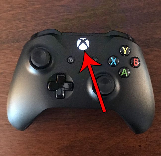 press the Xbox button