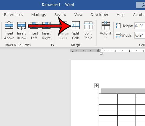 shepherd Rewind Frail How to Merge Cells in Word 2016 Tables - Solve Your Tech
