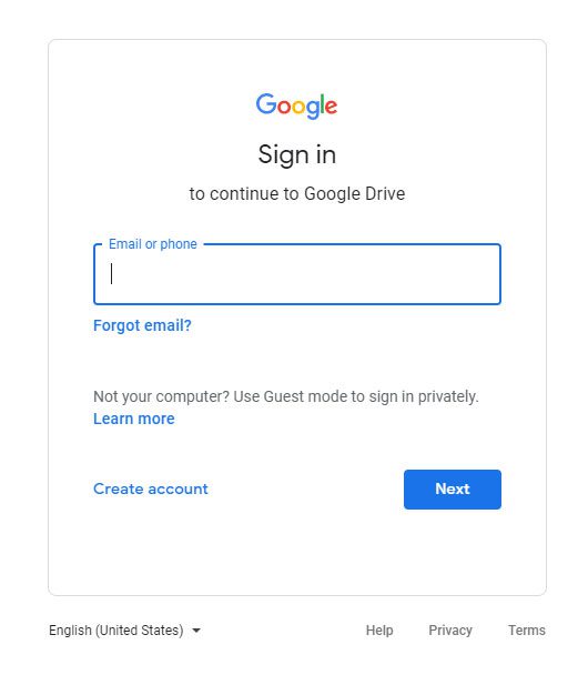 sign into your Google Account