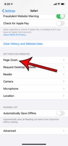 How to Zoom Out on Safari iPhone Web Browsers
